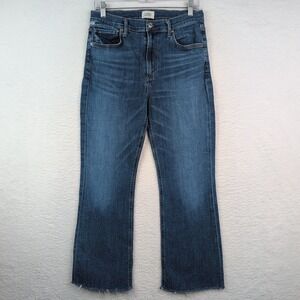 Citizens Of Humanity Isola Cropped Boot Jeans Women's 29 Raw Hem Lawless